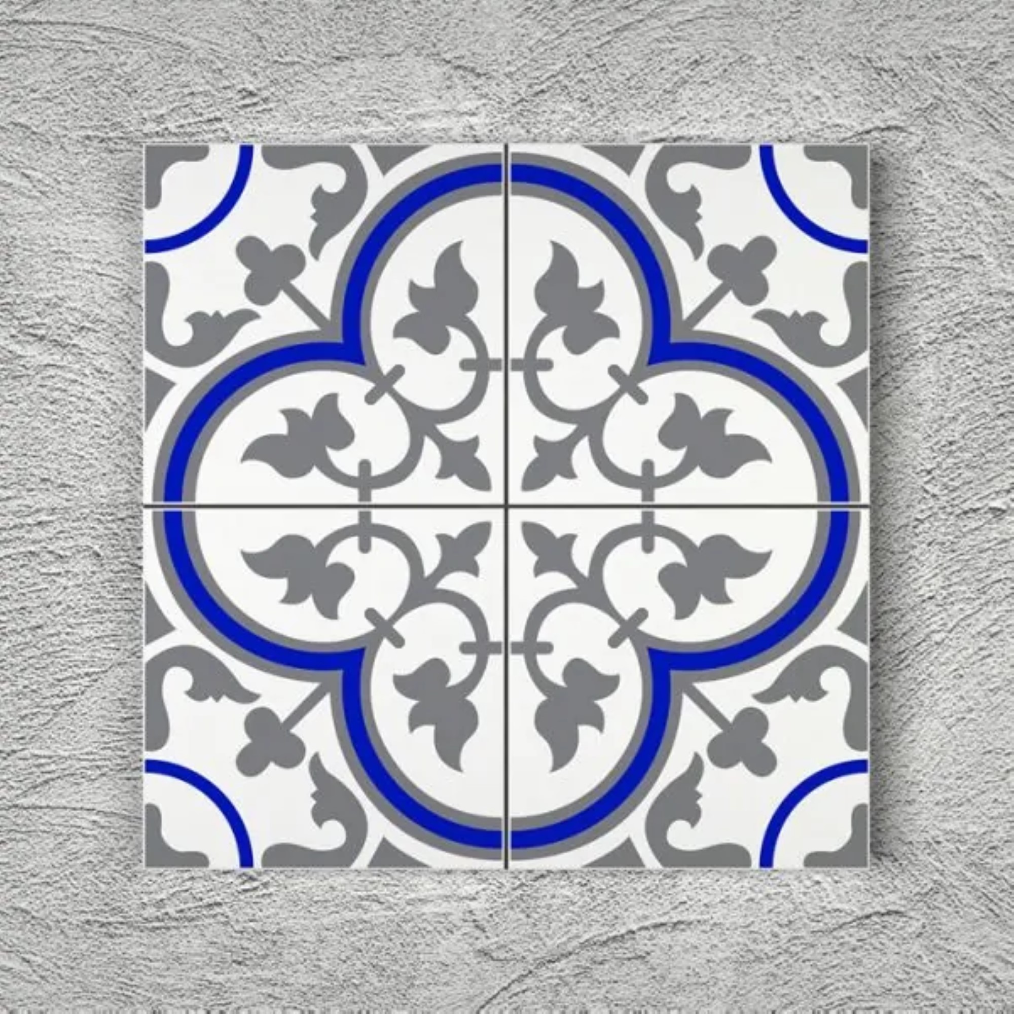 20x20 cm Çini Yer Karosu Y-36